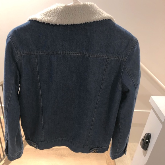 Denim jacket/Sherpa collar - Picture 2 of 2